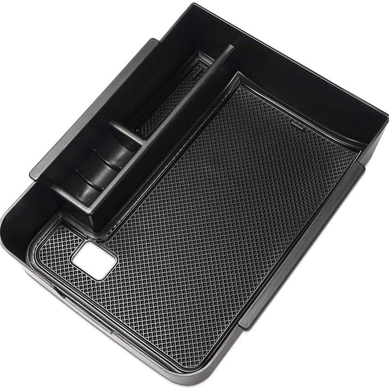 Center Console Organizer Tray: Black - Car Storage Tray for Nissan Sentra Interior Accessories - Image 1