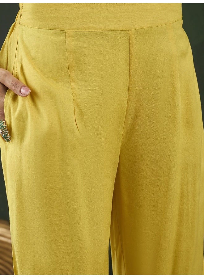 AKS Top With Palazzo & Printed Jacket Co-Ords  - Image 3