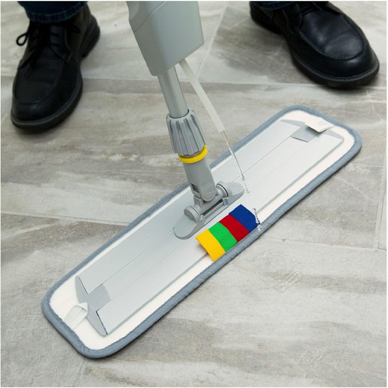 boardwalk Boardwalk BWKBWMS16MFM 59 in Bucketless Microfiber Mop System Kit  Gray  - Image 5