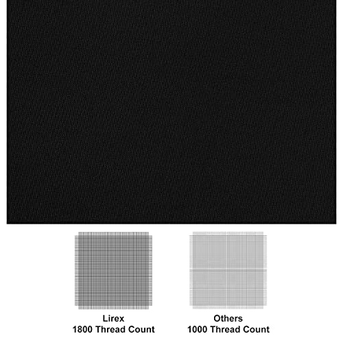 Lirex Black Twin Flat Sheet Only, Ultra Soft & Breathable Brushed 1800 Microfiber, Hotel Quality Flat Sheet Sold Separately, Top Sheet for Bed (Black, Twin) - Image 2
