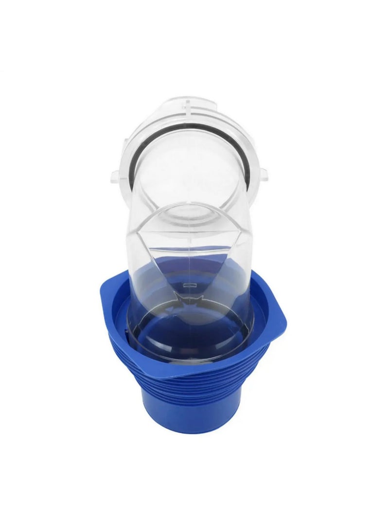 1pcs RV Sewer Hose Connector with Clear Elbow 4 in 1 Adapter Waste Pipe Fitting for RV Trailer Motorhome Truck Caravan Camping Outdoor Drain Accessories - Image 1