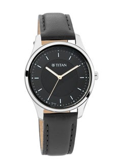 TITAN Titan Workwear Black Dial Women Watch With Leather Strap  - Image 1