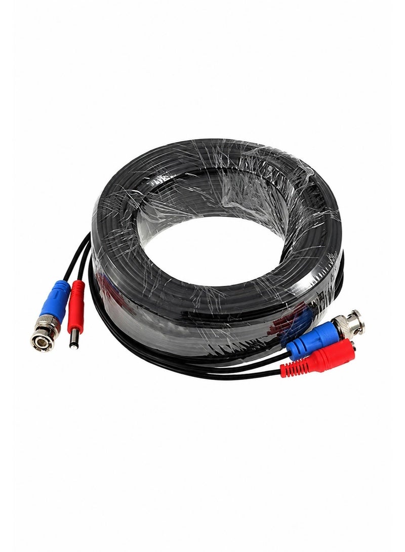 Hivision CCTV Cable Analogue Security Camera Video Wire Connector BNC DC Power Cord DVR 20M - Image 2