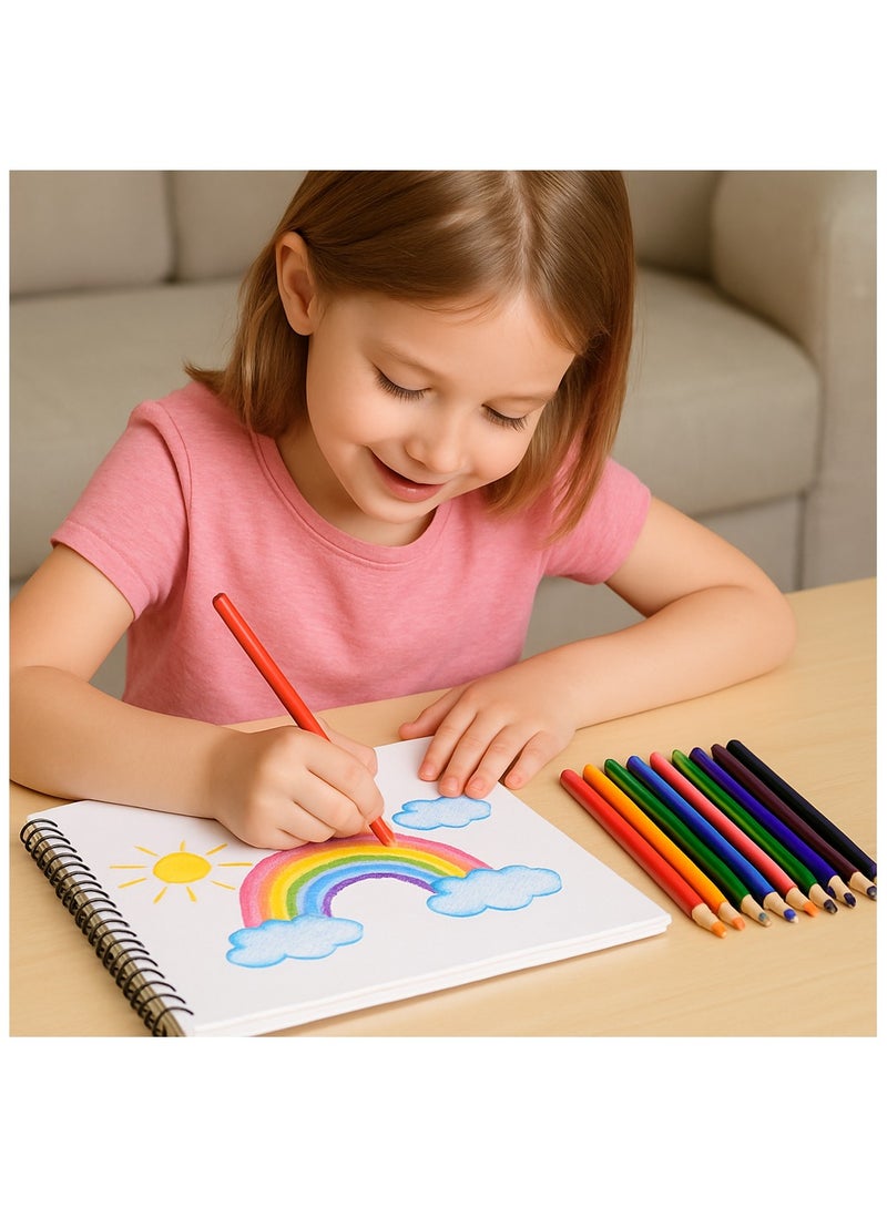 Generic Casber Premium Colored Pencils - 12 Vibrant Colors for Art & Sketching - Image 4