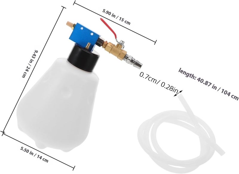 VOSAREA 1Set Brake Bleeder Kit for Cars Motorcycles Brake Bleeder Bottle with Tubes Use Brake Fluid Bleeder Machine for Complete Brake Maintenance - Image 2