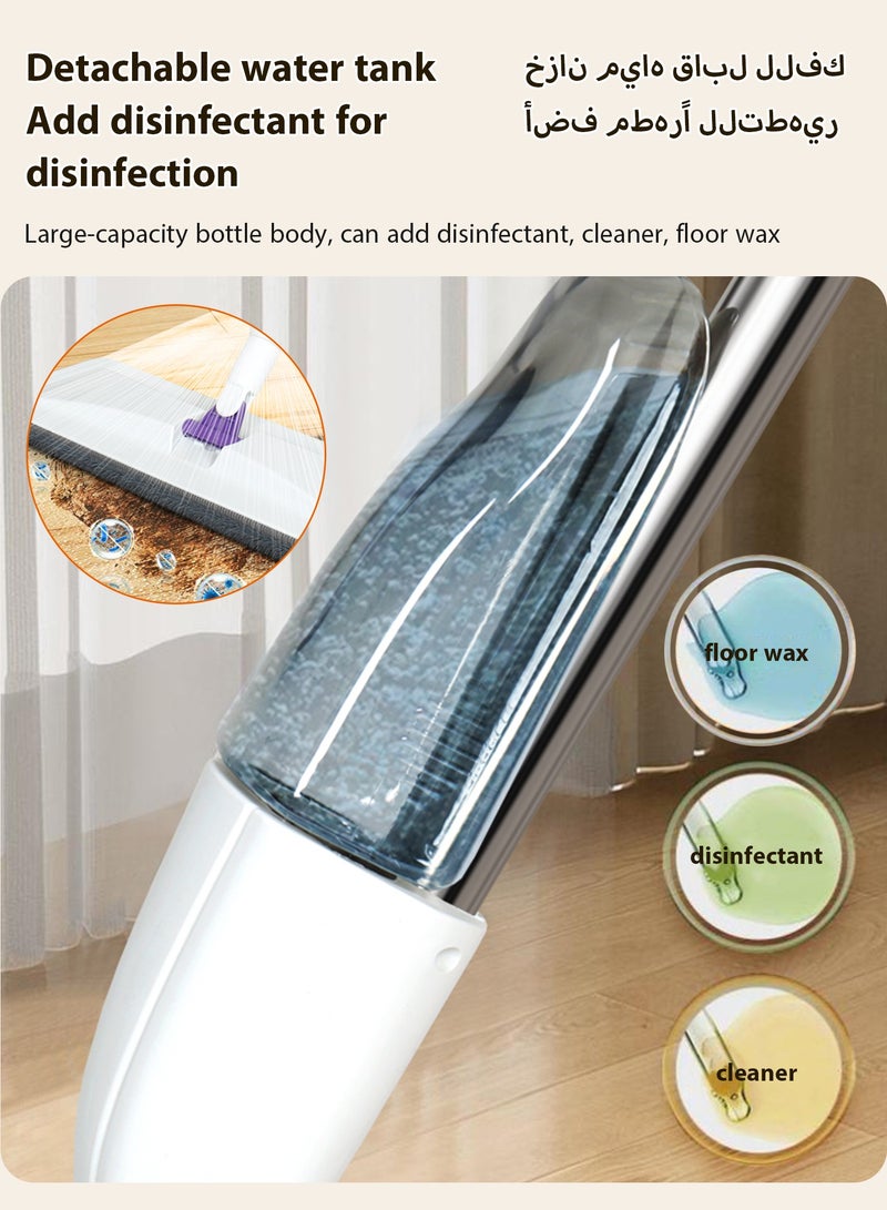DPTER Water Spray Mop with 3 Washable Mop Head Pads, Wet and Dry Floor Mop, Microfiber Floor Cleaning Mop, 360 Degree Rotating Handheld Washable Mop for Home Kitchen Laminated Wood Vinyl Tile Floor Cleaning - Image 5