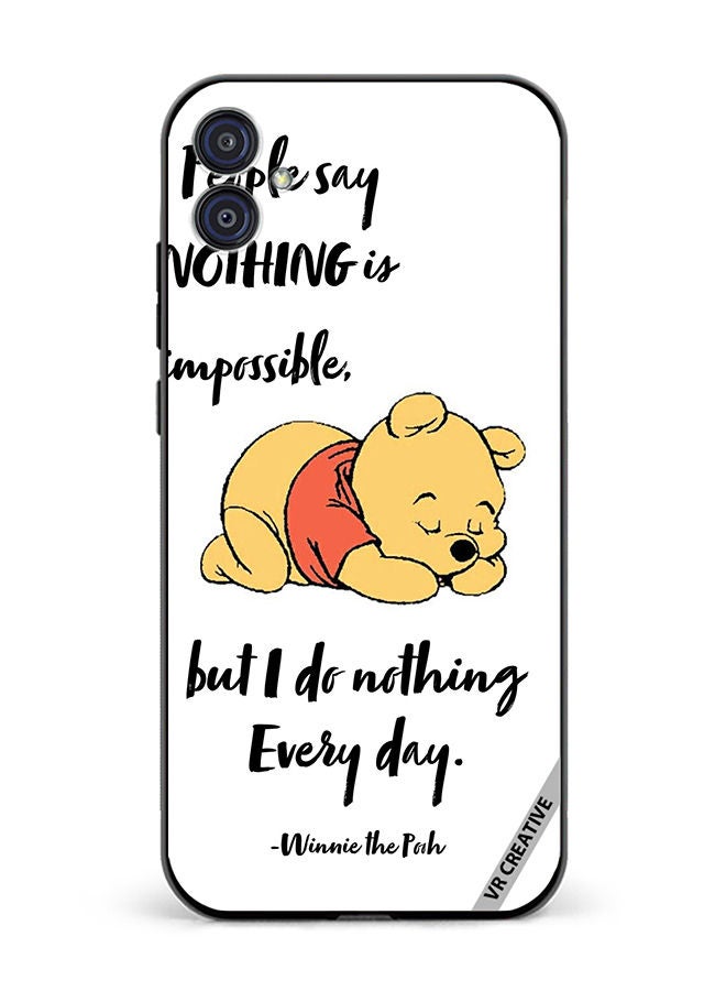 VR CREATIVE Protective Case Cover For Samsung Galaxy M04/F04 Nothing Winnie Design Multicolour - Image 1