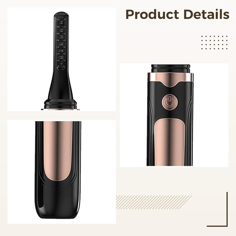 Lash Curler Heated, Electric, Rechargeable, for Women, Black, Type-C, 4 Temperature Settings and Led Display, Safe - Image 4