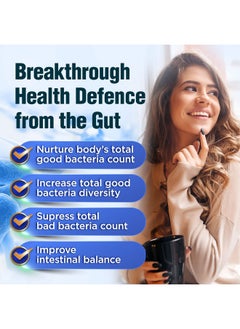 لابو نوتريشون مستخلص بكتيريا حمض اللاكتيك المخمر من LABO Nutrition Biogenics 16، أكثر فعالية بـ 1000 مرة، يدعم صحة الأمعاء بما يتجاوز البروبيوتيك والبريبايوتيك، يحسن صحة الأمعاء والجلد والمناعة، 10 مل × 15 كيسًا  - Image 2