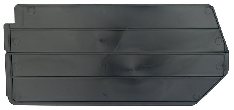 AkroMils 40220 Plastic Length Dividers for AkroBins Stackable Storage Bins Model 30220 Custom Storage Inserts for Tools Crafts Supplies 6Pack Black