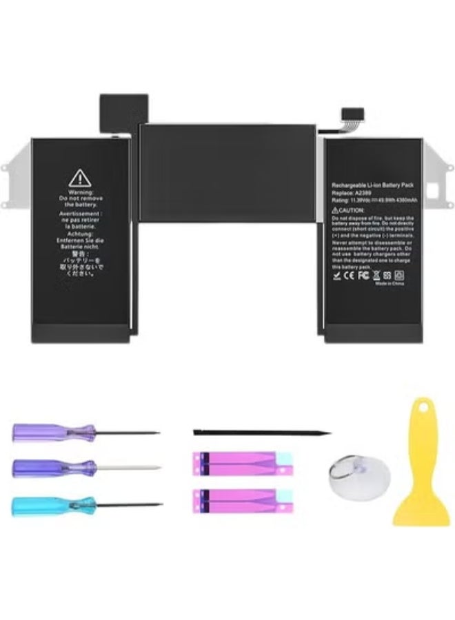 بطارية بديلة بسعة 50 واط ساعة للابتوب 13 بوصة ماك بوك إير M1 2020 – بطارية ليثيوم بوليمر 11.39 فولت عالية الأداء متوافقة مع موديلات EMC 3598 - Image 1