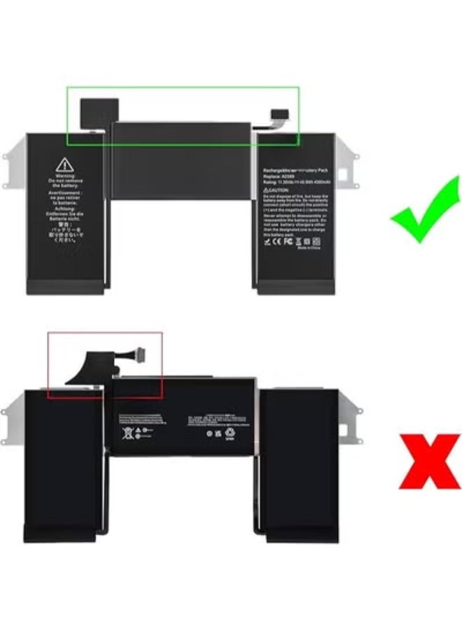 بطارية بديلة بسعة 50 واط ساعة للابتوب 13 بوصة ماك بوك إير M1 2020 – بطارية ليثيوم بوليمر 11.39 فولت عالية الأداء متوافقة مع موديلات EMC 3598 - Image 2
