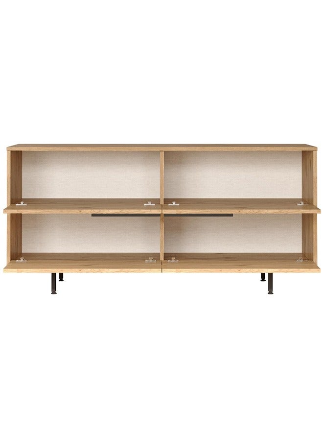 Home Canvas Home Canvas Ocean Console Table Side Board Oak  - Image 3