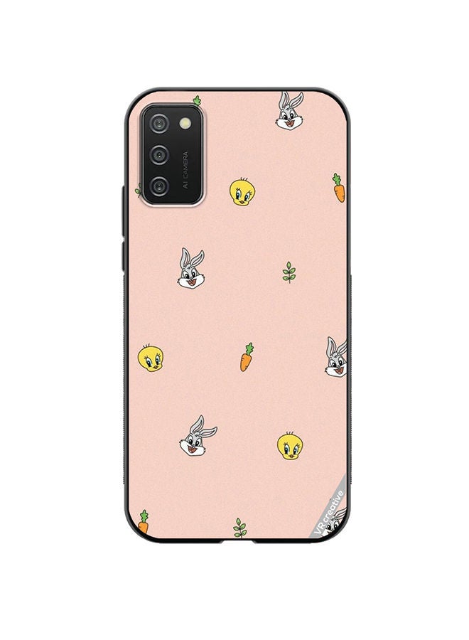 VR CREATIVE Protective Case Cover For Samsung Galaxy A02s Bunny Design Multicolour - Image 1