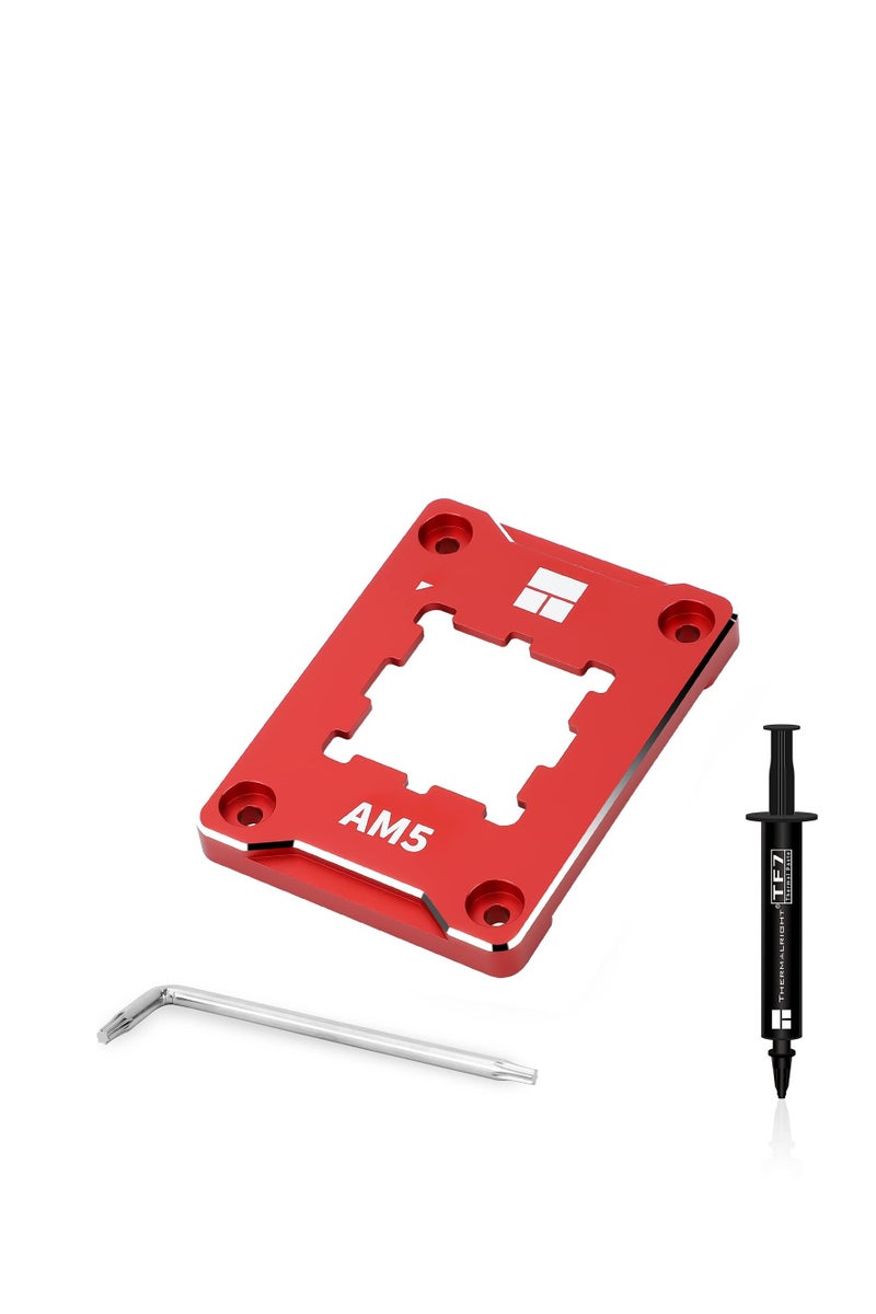 Thermalright Thermalright ASF-RED AM5 CPU Holder, Corrective Anti-Bending Fixing Frame, AM5 Full-fit Fixed Non-Marking Mounter, AM5 Anti-Bending Contact Frame, CPU Cooler Standard - Image 1