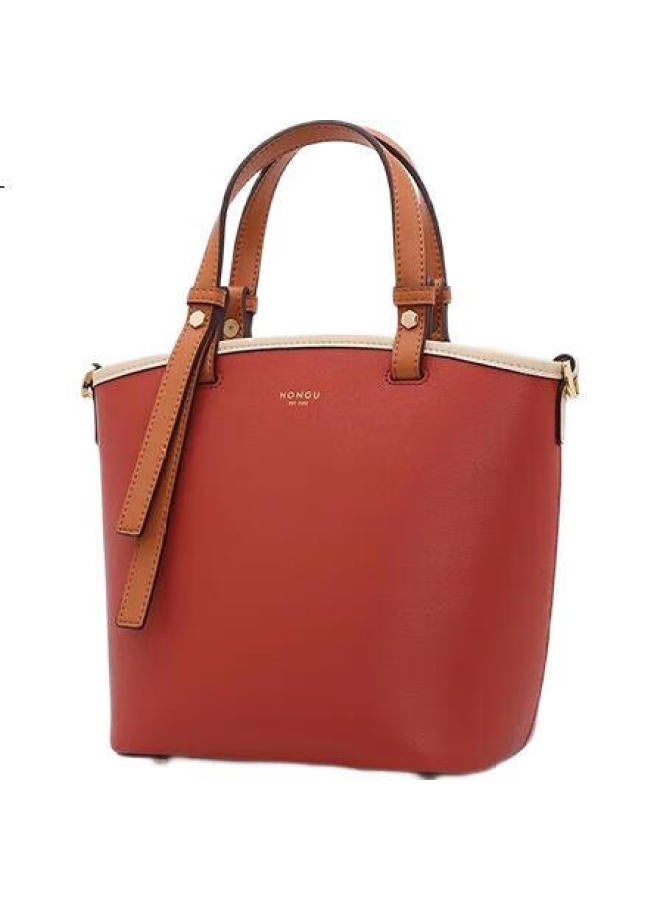 Hongu Women'S Handbag, Leather Bucket Bag, Ladies' Tote Bag, Shoulder Bag, Crossbody Bag, Practical Mother'S Day Gift - Image 2