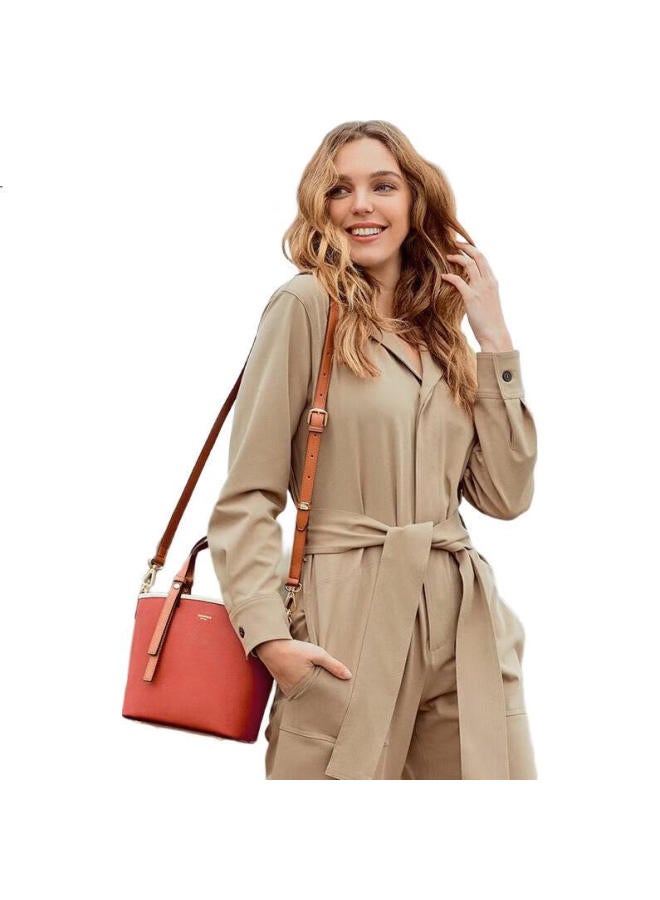 Hongu Women'S Handbag, Leather Bucket Bag, Ladies' Tote Bag, Shoulder Bag, Crossbody Bag, Practical Mother'S Day Gift - Image 1