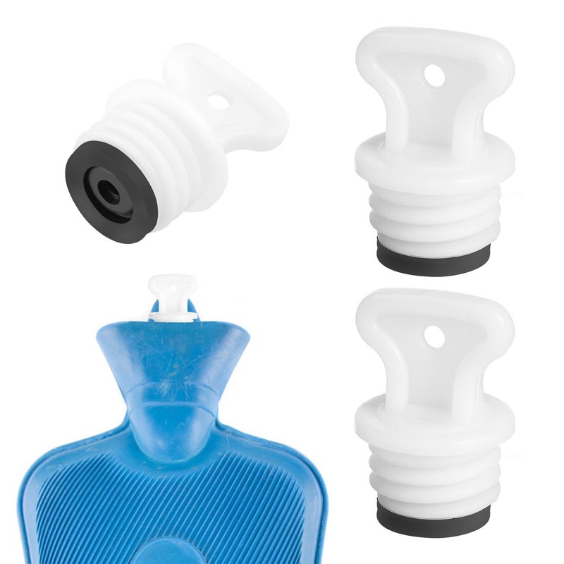 2Pcs 18mm Rubber Hot Water Bottle Caps Leakproof Heat Resistant Therapeutic Stopper Plugs - Image 2