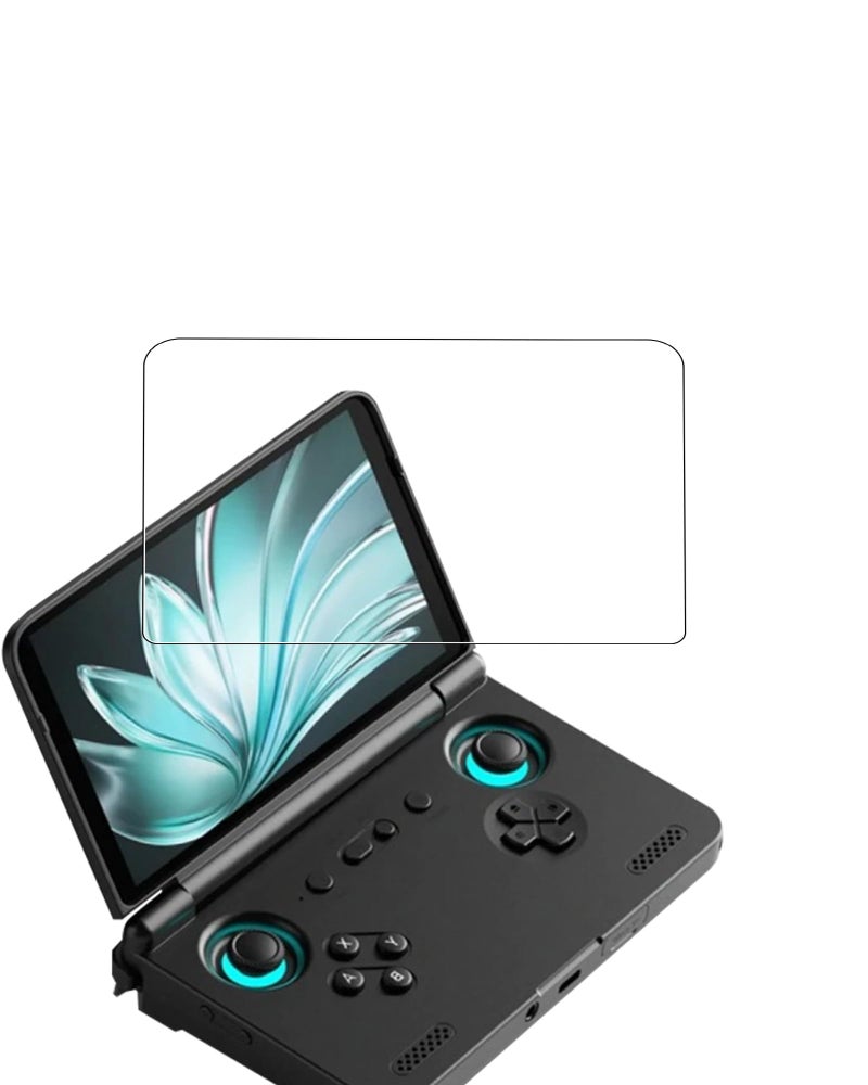 BOVUGAC [1 Park]Screen Protector for Pocket Flip 2 5.5 Inch Handheld Game Consoles Tempered Glass Film,BOVUGAC Screen Protector for Retroid Pocket Flip2 Handheld Gaming Anti-Scratch & Sensitive & 9H Hardness - Image 1