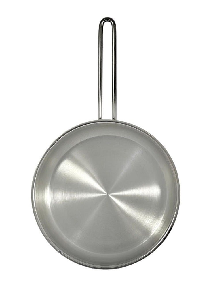 ALFA 24x6 cm 2.5L Frypan - Premium Stainless Steel Non-Stick Pan for Cooking, Frying, and Searing - Image 2