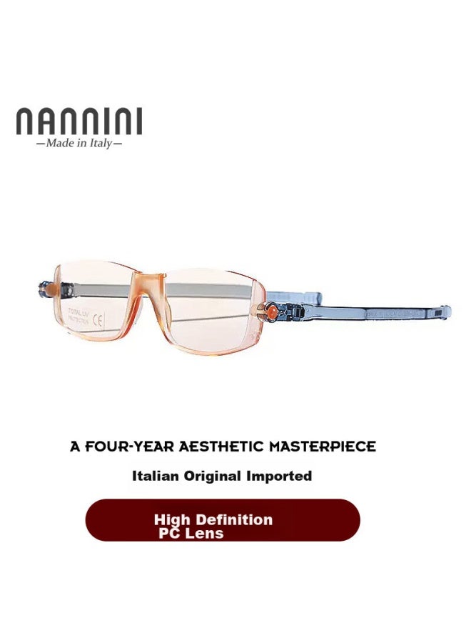 Nannini Italian Imported Anti-blue Light Reading Gl, Lightweight, Fashionable, Foldable, Portable, High-definition, Comfortable, Presbyopic Gl - Image 1