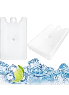 Ice Packs for Cool Box – Reusable Freezer Blocks for Lunch Boxes and Coolers - Ice Blocks for Cool Bags, Traveling and Picnics (2 Pack)