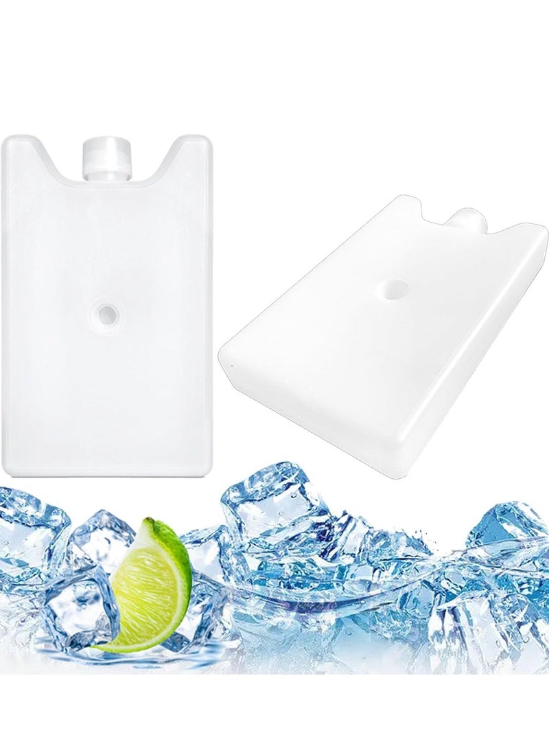 Generic - Ice Packs for Cool Box – Reusable Freezer Blocks for Lunch Boxes and Coolers - Ice Blocks for Cool Bags, Traveling and Picnics (2 Pack) - Image 1