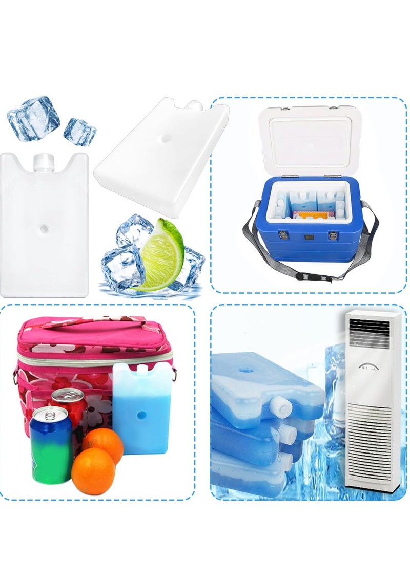 Generic - Ice Packs for Cool Box – Reusable Freezer Blocks for Lunch Boxes and Coolers - Ice Blocks for Cool Bags, Traveling and Picnics (2 Pack) - Image 1