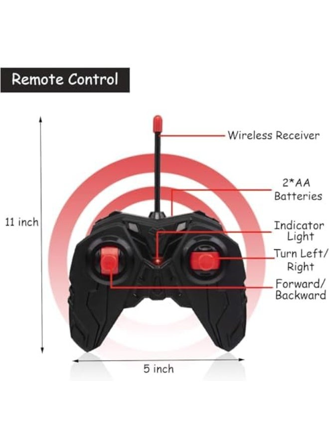 HAIZOL سيارة بوجاتي ديفو RC 1:14 | سيارة رياضية مصنوعة من سبائك التحكم عن بعد مع مصابيح LED وأبواب تفتح | لعبة سباق عالية السرعة للأولاد والبنات من 4 إلى 12 عامًا - أحمر - Image 3