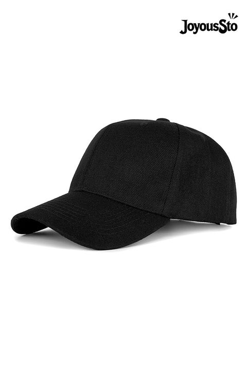Men Women Baseball Cap-Low Profile Adjustable Washed Cotton Golf Dad Hat,Black