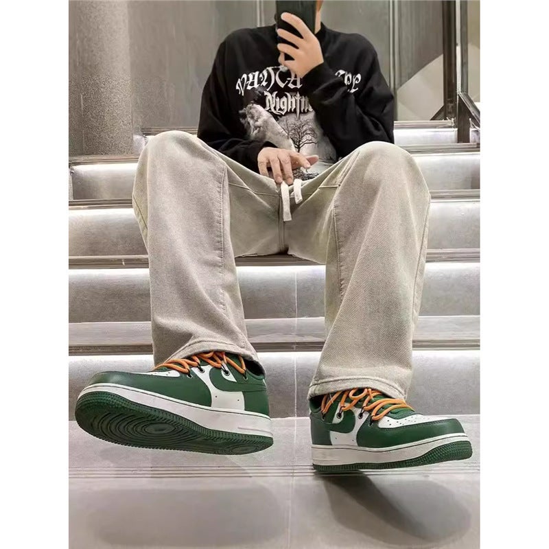 Unisex Classic Denim Jeans Loose Fit Daily Outdoor Wear - Image 5