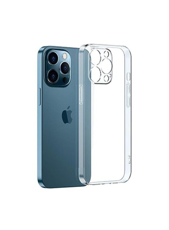 فواتير جراب شفاف مقاوم للصدمات لهاتف iPhone 13 Pro Max، غير مصفر، حماية من السقوط العسكري بطول 10 أقدام، غطاء هاتف صلب شفاف مع وسائد هوائية بأربع زوايا للحماية من السقوط - Image 2