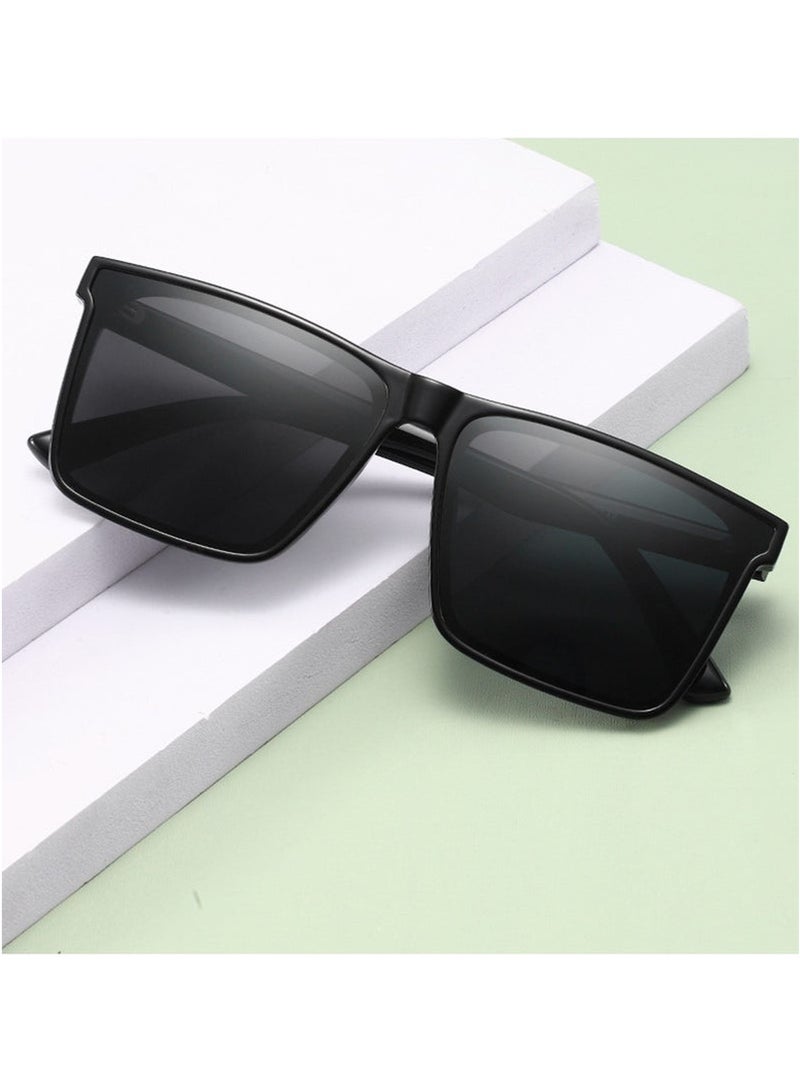 TR90 Polarized sunglasses HD Polarized Lens 100% UV400 Protection Stylish Design for Men/Women Black - Image 5