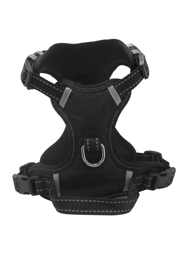 NIBEMINENT Adjustable Service Dog Harness Vest Black S