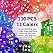 Rerdeim 110 Pieces Dice Set Colored Game Bulk Dices Colorful Dices 6 Sided Dice for Classroom Teaching Board Game Playing Rolling Small Six Sided 11 Color Red Yellow Blue Green and More - Image 3