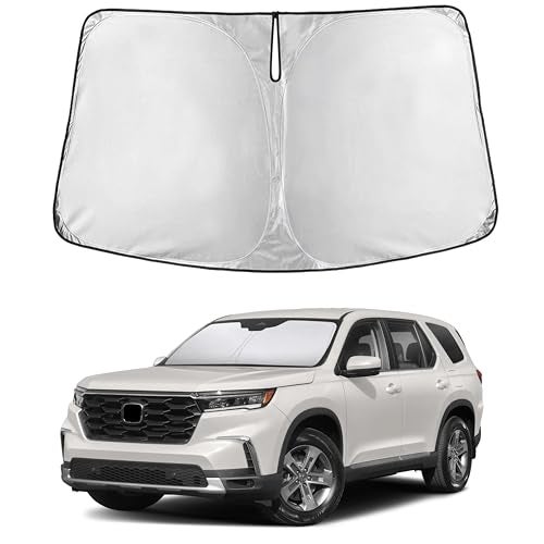 EcoNour Windshield Sunshade Compatible for Honda Pilot 20162024 2025 2026 Sun Visor for Front Windshield Window Sun Shade Cover UV Heat Blocker Protector Car Accessories - Image 1