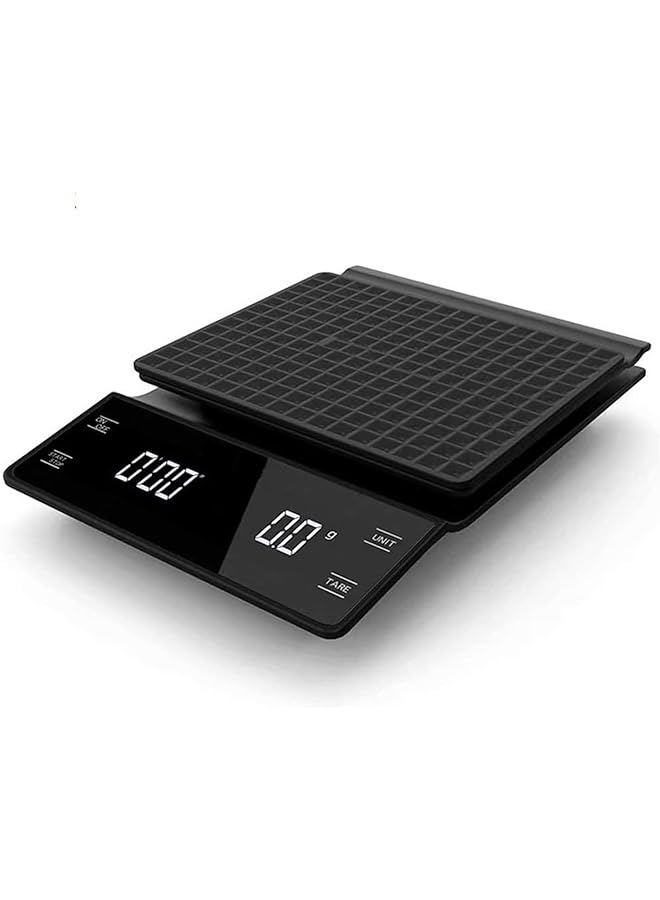 promass Coffee Scale with Timer 3kg/0.1g High Precision Pour Over Drip Espresso Scale with Back-Lit LCD Display (Batteries Included)