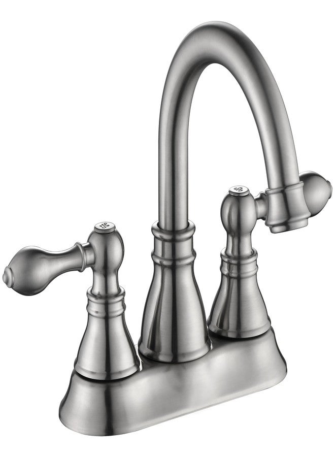 Derengge Two Handles Bathroom Faucet 045-BN - Image 1