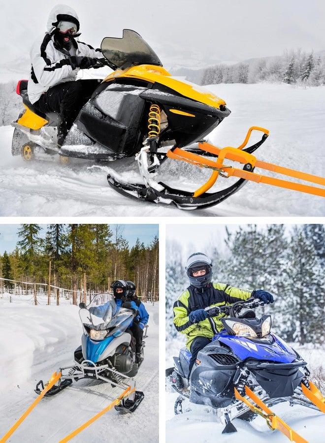 sumpluct Snow Tow Straps with Hooks 4400lb 1in for ATV SUV - Image 5
