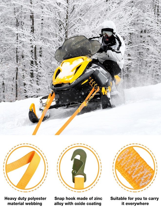 sumpluct Snow Tow Straps with Hooks 4400lb 1in for ATV SUV - Image 4