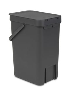brabantia سلة مهملات سورت آند جو من برابانتيا سعة 12 لتر - رمادي  - Image 4