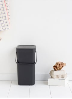 brabantia سلة مهملات سورت آند جو من برابانتيا سعة 12 لتر - رمادي  - Image 5