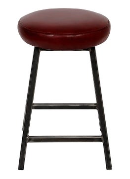 INDIAN DECOR INDIAN DECOR 38779 Classic Industrial Cushioned StoolBreakfast Stool with Thick Cushioned Seat Height 500 mm  - Image 3
