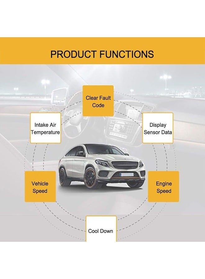 general OBD OBDII Scanner Code Reader Car Diagnostic Scanner Engine Fault Code Reader Detector Car Vehicle Scanning Tool - Image 4