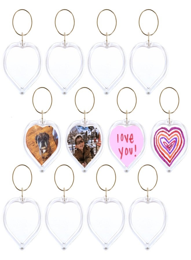 READY 2 LEARN Heart Key Rings - Set of 12 for Kids - Classroom Favors - Image 1