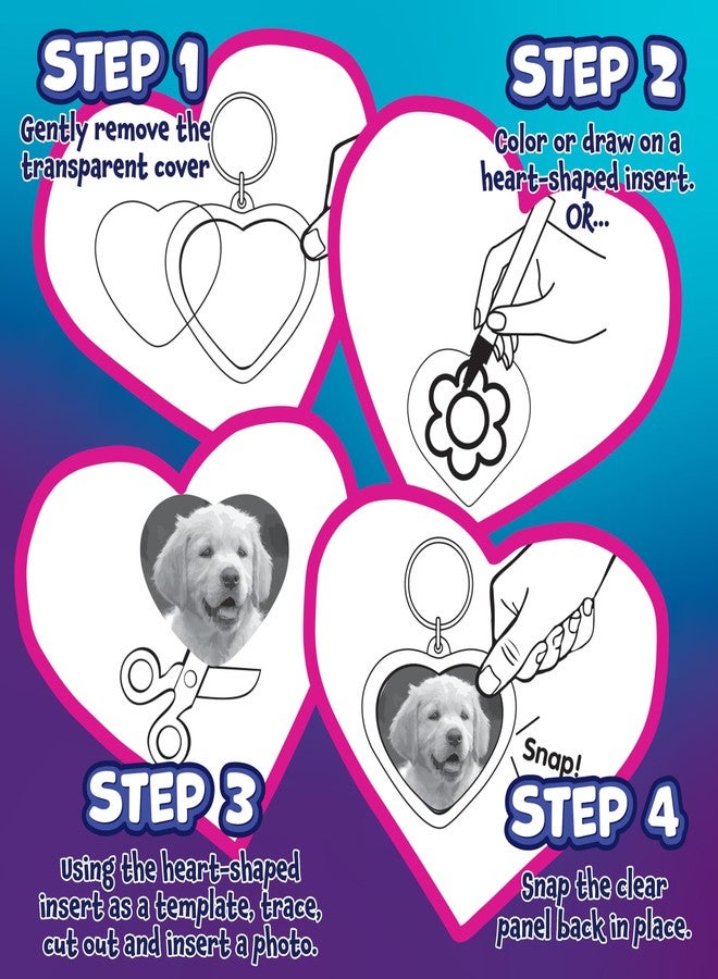 READY 2 LEARN Heart Key Rings - Set of 12 for Kids - Classroom Favors - Image 4