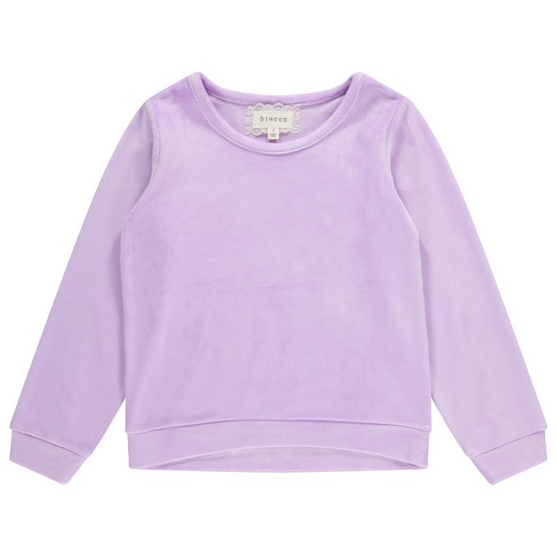 BTween Girls Cozy Velour Sweatshirt Set, 3 Pack of Soft Sweatshirts for Kids, Stylish Casual Outfits, Sizes 4-14 - Image 4