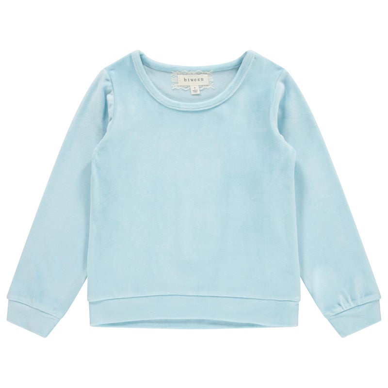 BTween Girls Cozy Velour Sweatshirt Set, 3 Pack of Soft Sweatshirts for Kids, Stylish Casual Outfits, Sizes 4-14 - Image 3