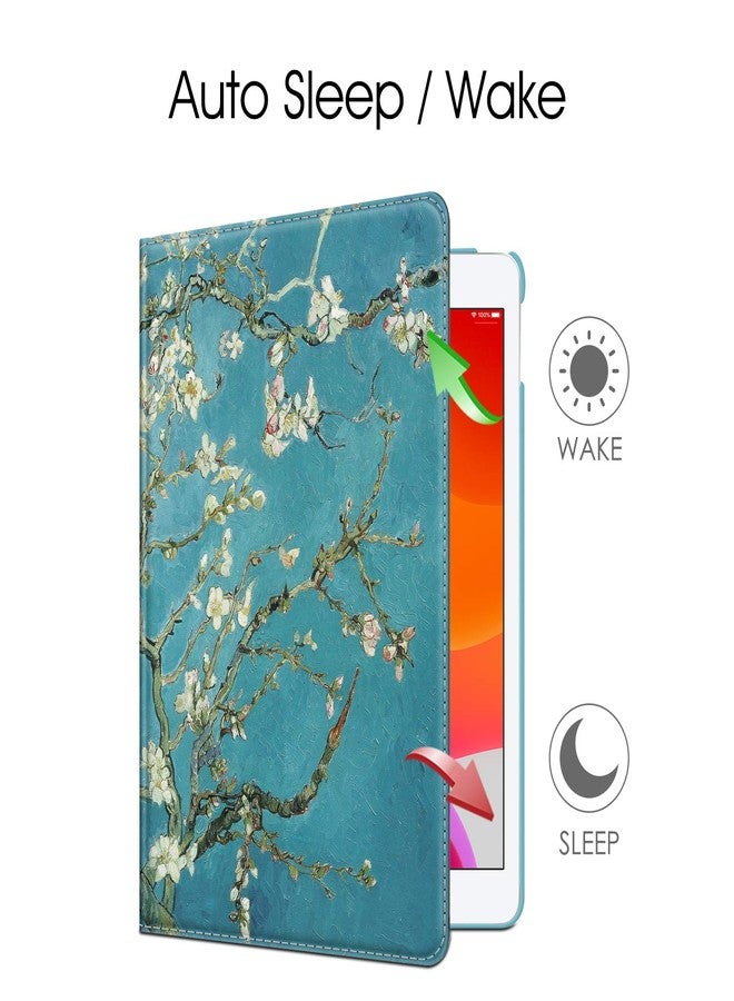 فينتي جراب Fintie الدوار لجهاز iPad الجيل التاسع (2021) / الجيل الثامن (2020) / الجيل السابع (2019) مقاس 10.2 بوصة - غطاء دوار 360 درجة مع حامل قلم رصاص، وخاصية الاستيقاظ التلقائي، لون أبيض زهري - Image 2