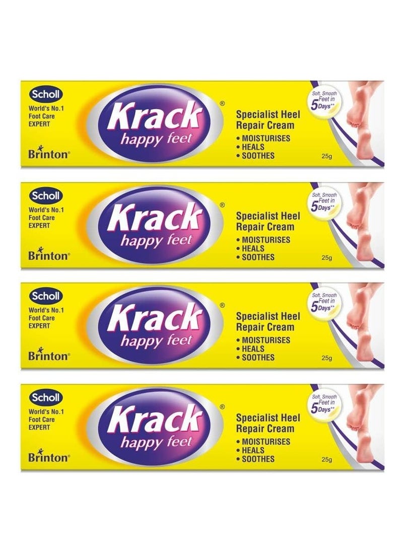 Krack - Brinton Krack Heel Repair Cream (25 g) pack of 4 - Image 1